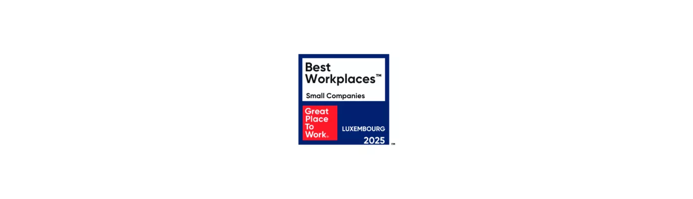 Pluxee Luxembourg fait partie des Best Workplaces au Luxembourg dans la catégorie Small Workplaces